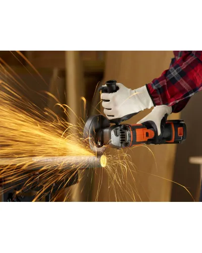 Шліфмашина кутова - болгарка акумуляторна BLACK+DECKER BCG720N