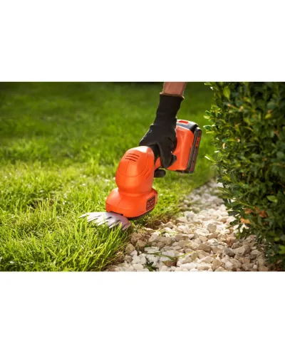 Кущоріз-ножиці акумуляторні BLACK+DECKER BCSS18D1
