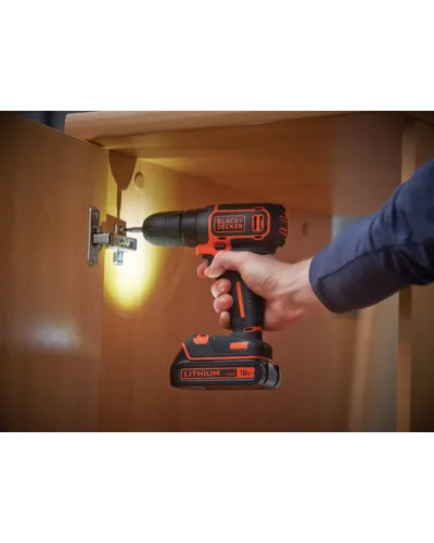 Дриль-шурупокрут акумуляторний BLACK+DECKER BDCD18