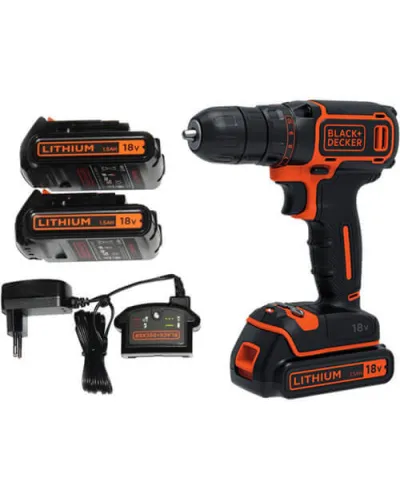 Дриль-шурупокрут акумуляторний BLACK+DECKER BDCDC18B