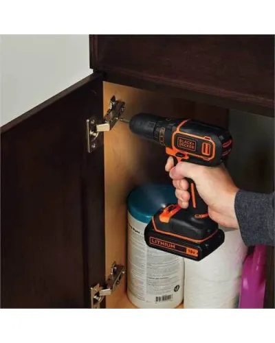 Дриль-шурупокрут акумуляторний BLACK+DECKER BDCDD186KB
