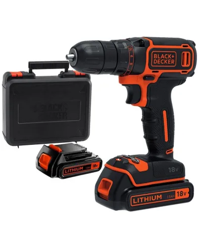 Дриль-шурупокрут акумуляторний BLACK+DECKER BDCDC18KB