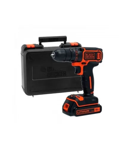 Дриль-шурупокрут акумуляторний BLACK+DECKER BDCDC18KB