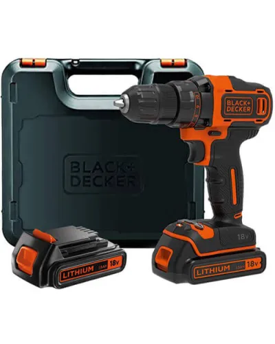 Дриль-шурупокрут акумуляторний BLACK+DECKER BDCDD186KB