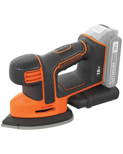 Шліфмашина вібраційна акумуляторна BLACK+DECKER BDCDS18N