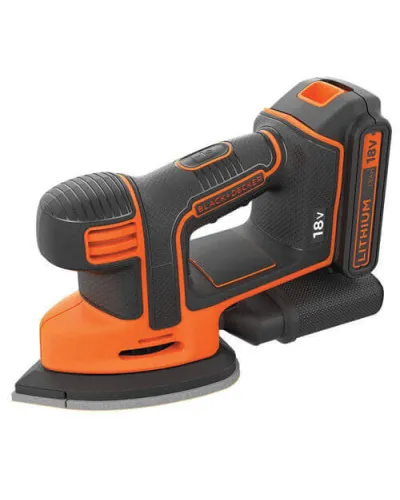 Шліфмашина вібраційна акумуляторна BLACK+DECKER BDCDS18
