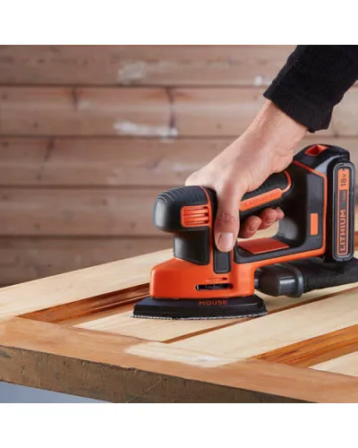 Шліфмашина вібраційна акумуляторна BLACK+DECKER BDCDS18