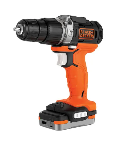 Дриль-шурупокрут акумуляторний безщітковий ударний BLACK+DECKER BDCHD12S1