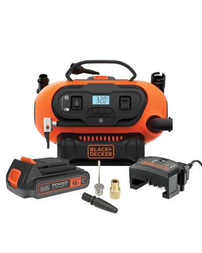 Компресор автомобільний акумуляторний BLACK+DECKER BDCINF18N
