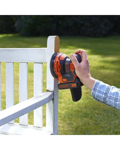 Шліфмашина ексцентрикова акумуляторна BLACK+DECKER BDCROS18N