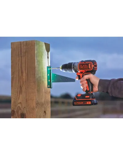 Дриль-шурупокрут ударний безщітковий акумуляторний BLACK+DECKER BL188N