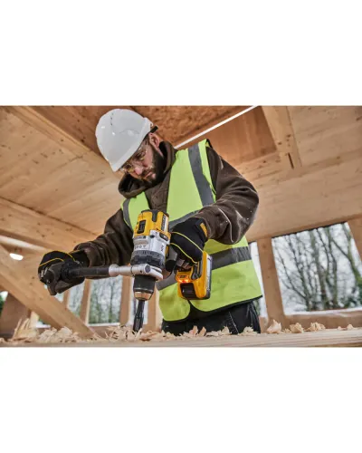 Дриль-шурупокрут акумуляторний безщітковий ударний DeWALT DCD1007H2T