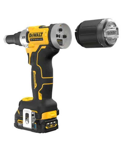 Заклепочник акумуляторний безщітковий DeWALT DCF414E2GT