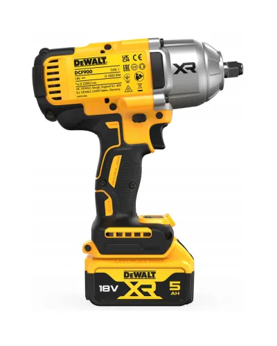 Гайкокрут ударний акумуляторний безщітковий DeWALT DCF900P2T