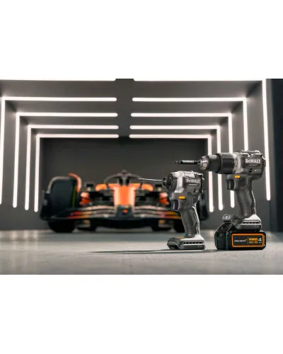 Набір з двох інструментів акумуляторних безщіткових McLaren F1 TEAM LIMITED EDITION DeWALT DCK200MM2T