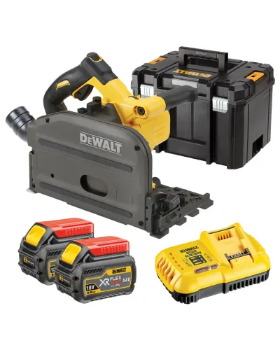 Пила дискова занурювальна акумуляторна DeWALT DCS520T2