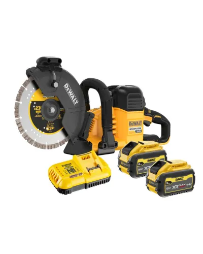 Пила відрізна акумуляторна безщіткова DeWALT DCS691X2