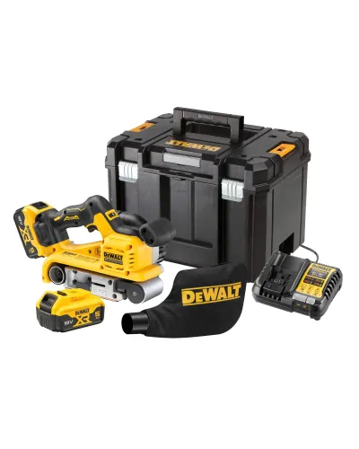 Шліфмашина стрічкова акумуляторна безщіткова DeWALT DCW220P2