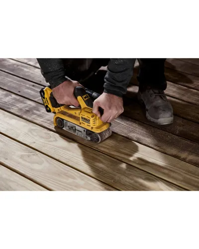 Шліфмашина стрічкова акумуляторна безщіткова DeWALT DCW220P2