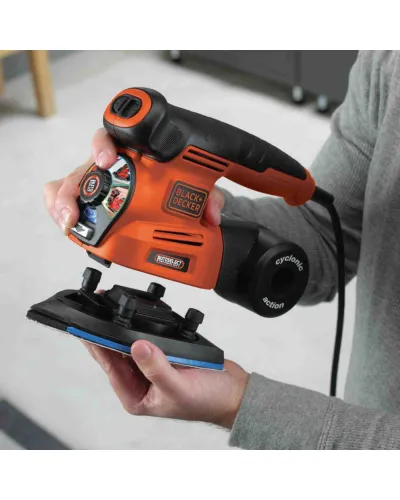 Шліфмашина ексцентрикова мережева BLACK+DECKER KA280K