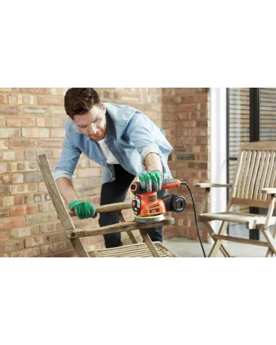 Шліфмашина ексцентрикова мережева BLACK+DECKER KA280K