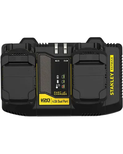 Зарядний пристрій на 2 акумулятора 18В STANLEY FATMAX SFMCB24