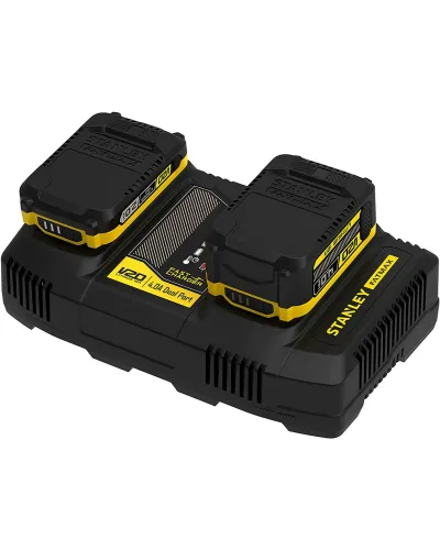 Зарядний пристрій на 2 акумулятора 18В STANLEY FATMAX SFMCB24