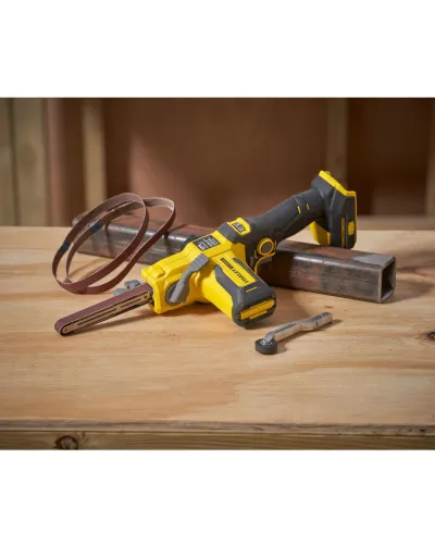 Шліфмашина стрічкова-напилок акумуляторна STANLEY FATMAX SFMCE210B
