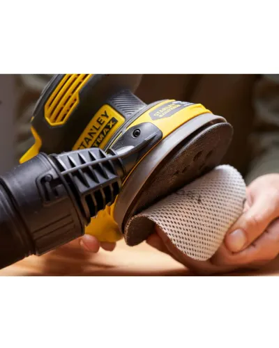 Шліфмашина ексцентрикова акумуляторна безщіткова STANLEY FATMAX SFMCW220D1S