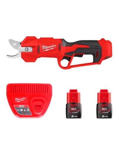 Ножиці садові - секатор акумуляторний Milwaukee M12 BLPRS-202 (АКБ і ЗП) (4933480115)