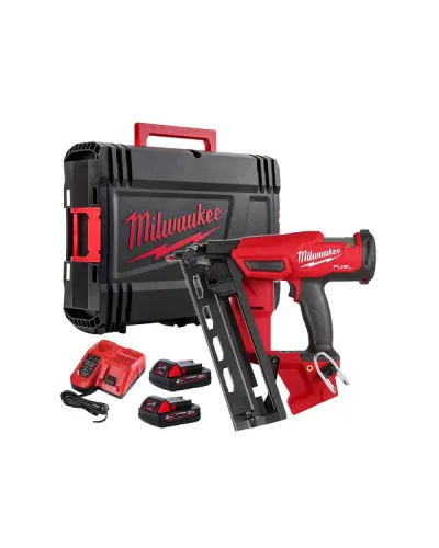 Пістолет цвяхозабивний акумуляторний безщітковий Milwaukee 16GA M18 FN16GA-202X (4933478092)