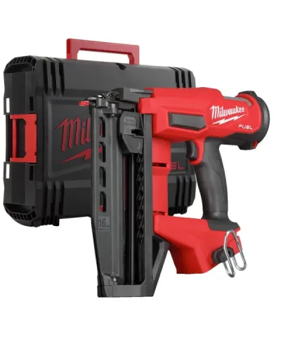 Пістолет цвяхозабивний акумуляторний безщітковий Milwaukee M18 FN16GS-0X 16GA (4933493353)