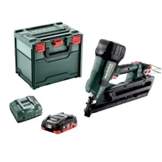 Акумуляторний цвяхозабивач Metabo NFR 18 LTX 90 BL + 2 АКБ і ЗП в кейсі (612090800)