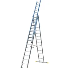 Лестница ELKOP VHR Profi 3x16 алюминиевая, 3 секции, 16 ступеней (36007)