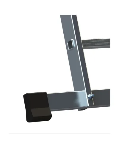 Лестница ELKOP VHR Hobby 2x6 алюминиевая, 2 секции, 6 ступеней (38235)