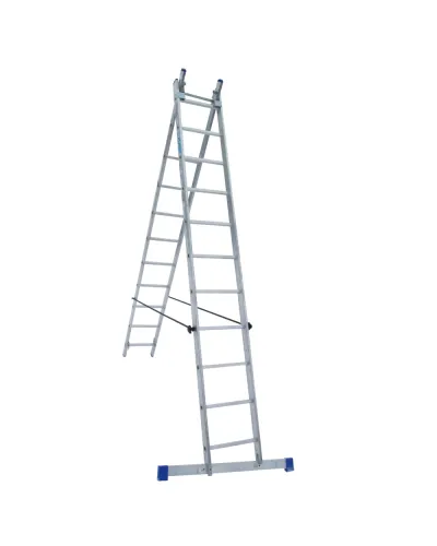 Лестница ELKOP VHR Hobby 2x11 алюминиевая, 2 секции, 11 ступеней (37085)