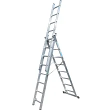 Лестница ELKOP VHR Trend 3x8 алюминиевая, 3 секции, 8 ступеней (37360)