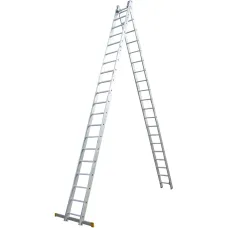 Лестница ELKOP VHR Profi 2x20 алюминиевая, 2 секции, 20 ступеней (37498)