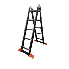 Драбина трансформер телескопічна GTM KMP403D 4*3 алюмінієва, 2,9 м