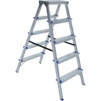 Стремянка ELKOP DHR 405 алюминиевая, 5 ступеней, 1081 мм (37892)