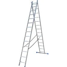 Лестница ELKOP VHR Hobby 2x14 алюминиевая, 2 секции, 14 ступеней (38182)