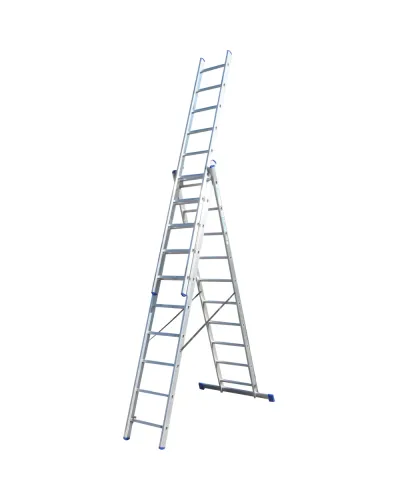 Лестница ELKOP VHR Hobby 3x10 алюминиевая, 3 секции, 10 ступеней (38184)
