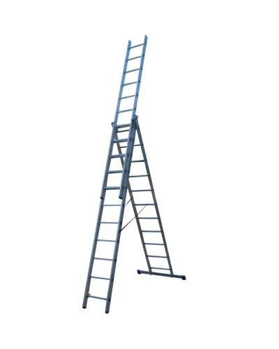 Лестница ELKOP VHR Hobby 3x11 алюминиевая, 3 секции, 11 ступеней (38187)