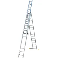 Лестница ELKOP VHR Profi 3x17 алюминиевая, 3 секции, 17 ступеней (38305)