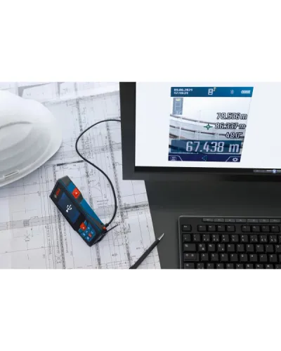 Лазерный дальномер Bosch Professional GLM 150-27 C с чехлом (0601072Z00)