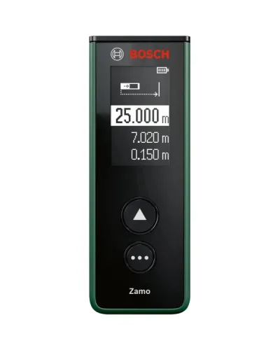 Лазерний далекомір Bosch Zamo IV Set з набором адаптерів у кейсі (0603672901)