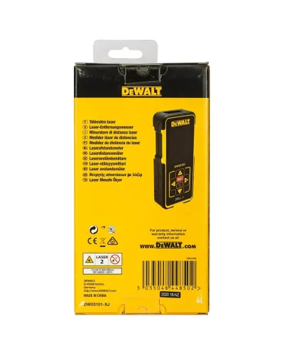 Далекомір лазерний DeWalt DW03101