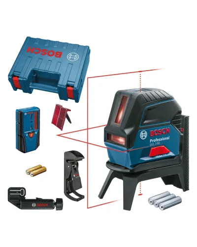 Лазерний нівелір Bosch GCL 2-50 Professional з приймачем променя (0601066F01)