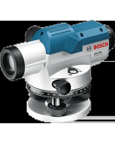 Оптичний нівелір Bosch GOL 20 D зі штативом та рейкою (0601068402)