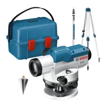 Оптический нивелир Bosch GOL 20 D со штативом и рейкой (0601068402)